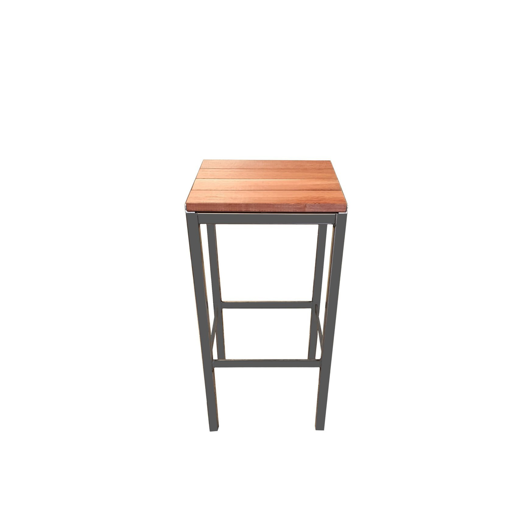 CARO2 Bar Stool with Square Solid Wood Seat