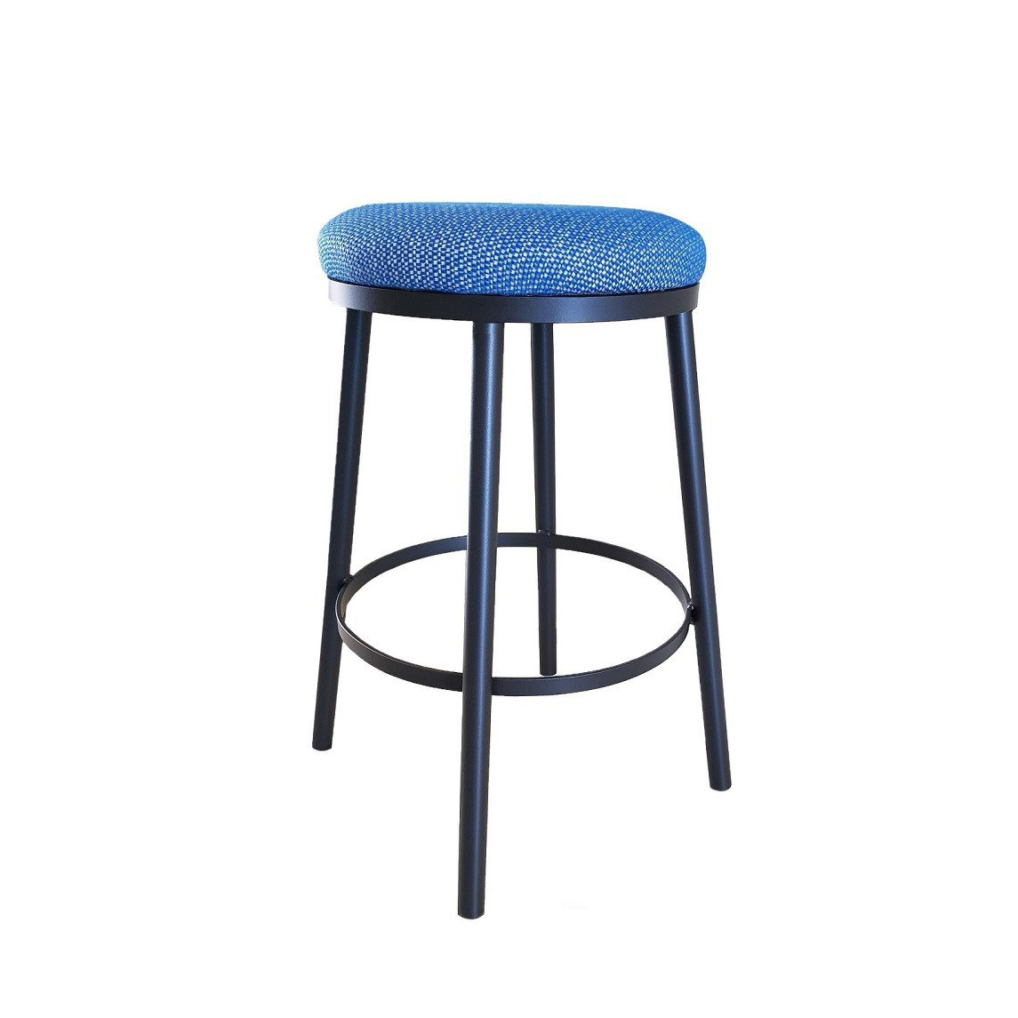 Deck Round Stool with Upholstery